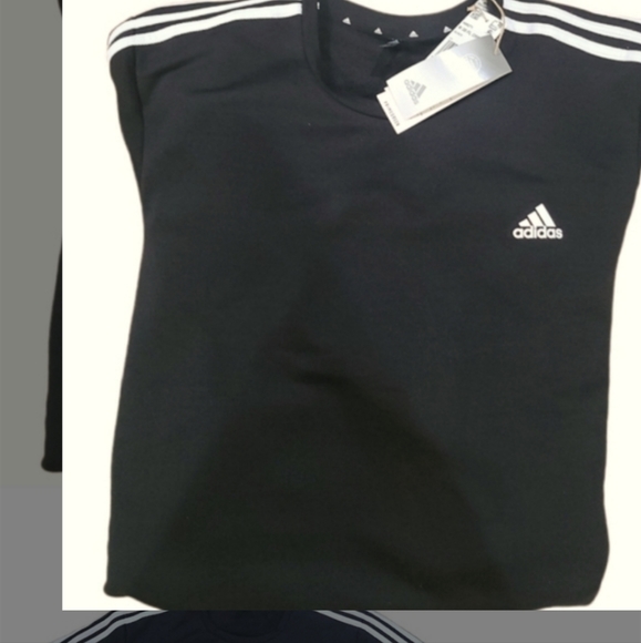 New adidas Men's Crewneck Sweatshirt French Terry - Picture 4 of 6